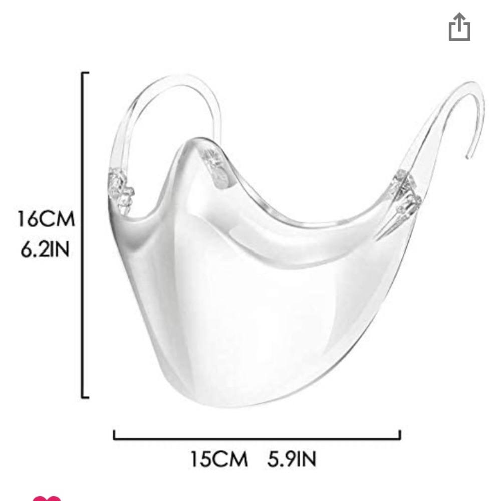 Clear Protective Face Mask